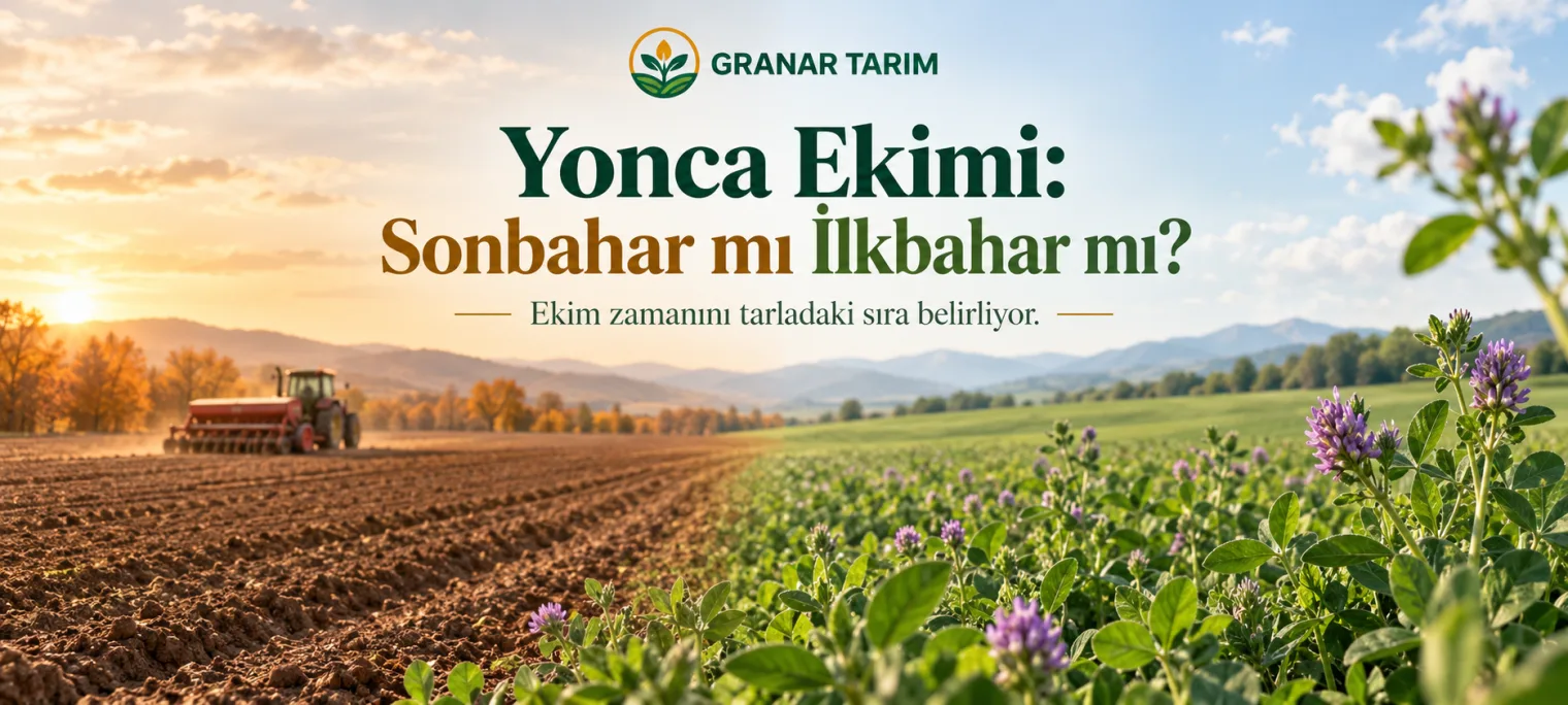 Sulu arazide yonca tarlası
